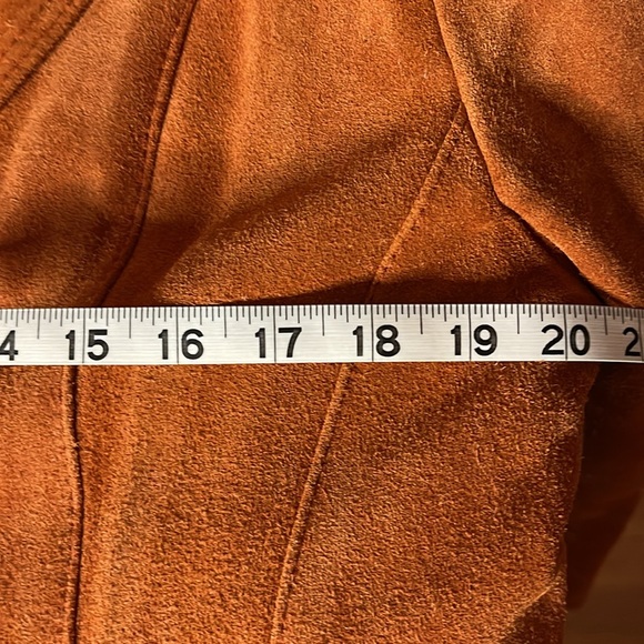 Montgomery ward vintage suede jacket preloved size 17/18 - Picture 8 of 10